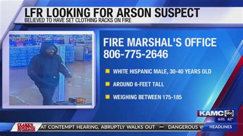 Search is on for arson suspect