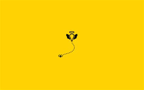 Yellow Minimalist Wallpapers - Wallpaper Cave