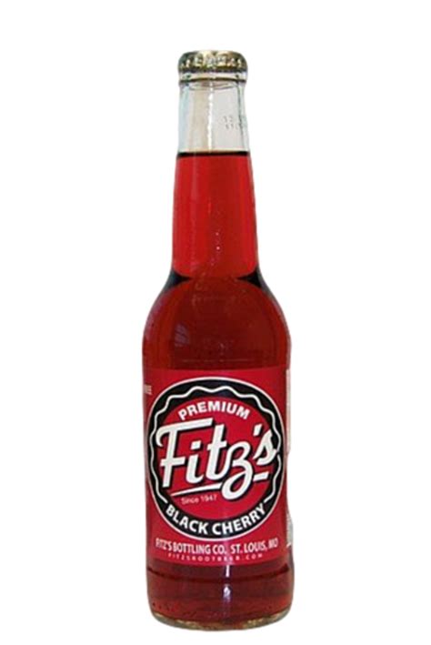 Fitz s Black Cherry Soda ( 12 oz. glass bottles ) | Summit City Soda