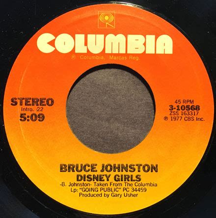 Bruce Johnston – Disney Girls | Iron Leg