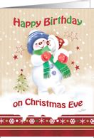 Birthday on Christmas Eve Cards from Greeting Card Universe