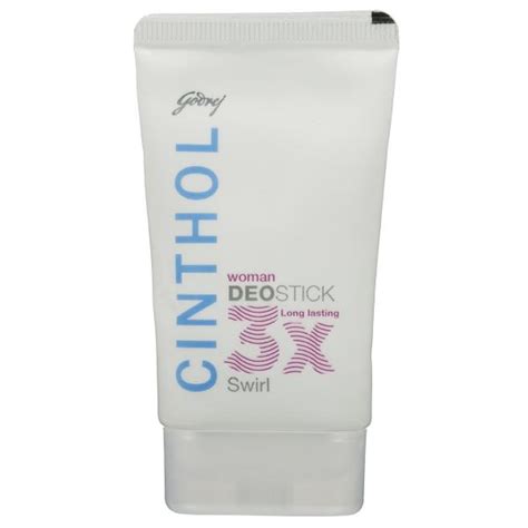 Buy Cinthol 3X Swirl Woman Deostick 40 g Online at Best price in India ...