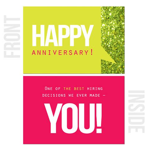 Happy Work Anniversary Cards