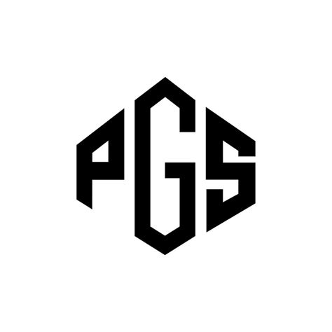 PGS letter logo design with polygon shape. PGS polygon and cube shape ...