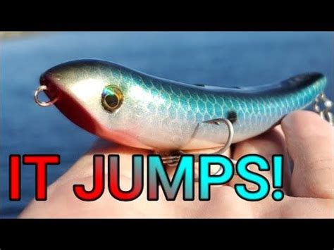 Making Fishing Lures, Making a Topwater Fishing Lure, IT JUMPS! # ...