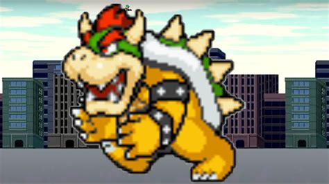 Luigi Hanging On for a Giant Bowser Ride by BowserArts on DeviantArt