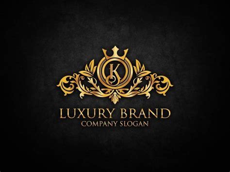 Luxury Gold Logos Elegant Emblem Monogram Luxury Logo - Etsy | Elegant ...