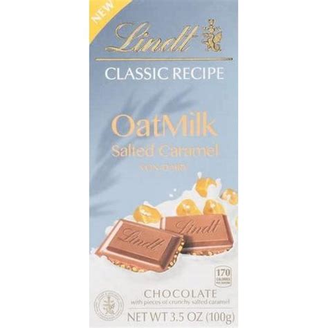 Lindt CLASSIC RECIPE Oat Milk Salted Caramel Chocolate Bar 3.5oz • Price