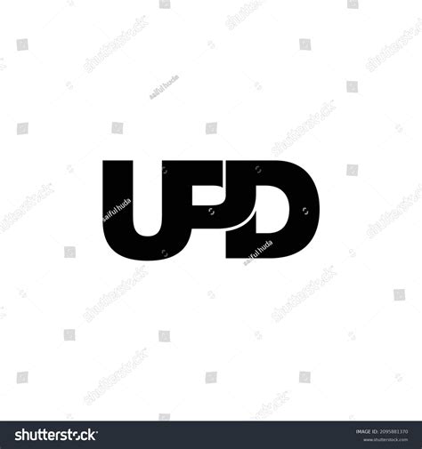 Upd Letter Monogram Logo Design Vector Stock Vector (Royalty Free ...