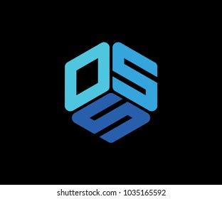 Design Logo Initial Oss Stock Vector (Royalty Free) 1035165592 ...