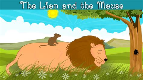 The Lion and the Mouse - kindergarten moral story for kids in English ...