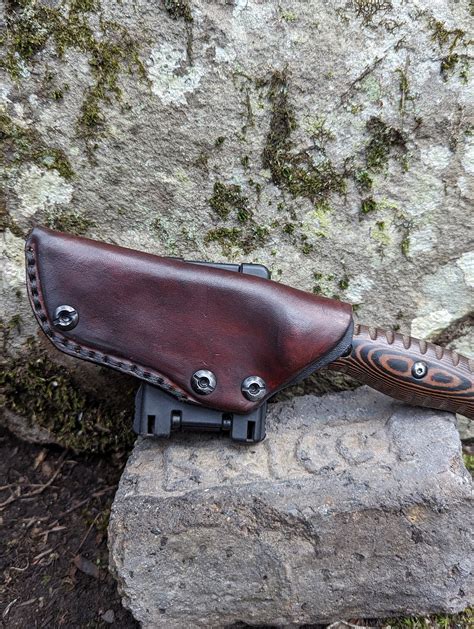 Kydex and Leather Hybrid Knife Sheath - Etsy