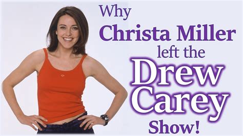 Why Christa Miller left the Drew Carey Show! - YouTube