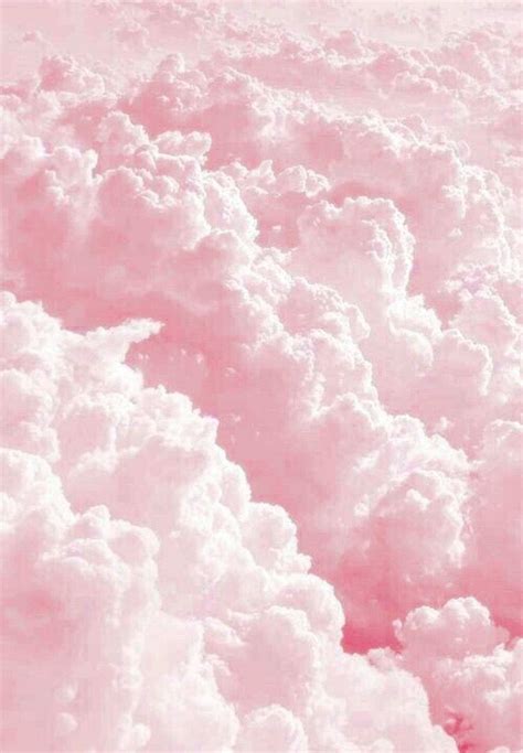 Cute Pink Clouds Wallpaper