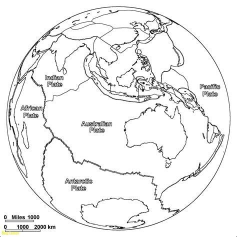 7 Continents Cut Outs Printables Sketch Coloring Page