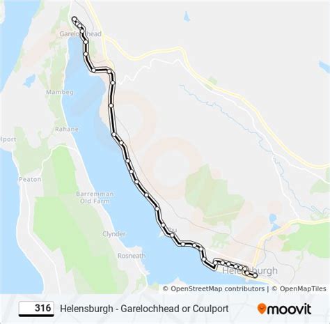 316 Route: Schedules, Stops & Maps - Garelochhead (Updated)