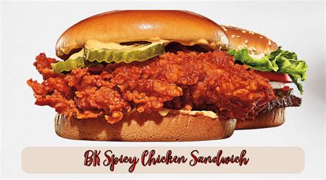 Burger King Spicy Chicken Sandwich Review with Price & Calories