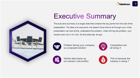 Business Case Studies Executive Summary Slide Design - SlideModel