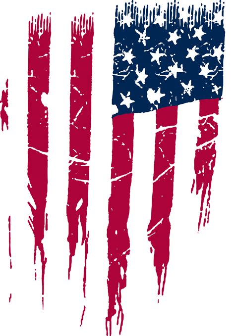 American Flag Tattered American Flag Png Free Transparent Png | Images ...