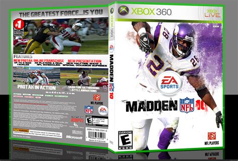 Madden NFL 10 Xbox 360 Box Art Cover by SSpRoductions