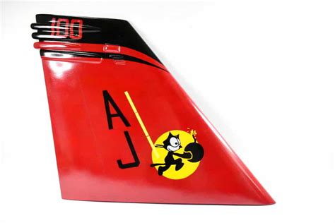 VFA-31 Tomcatters F/A-18 Tail, Navy, 20", Mahogany, Fighter/Attack ...