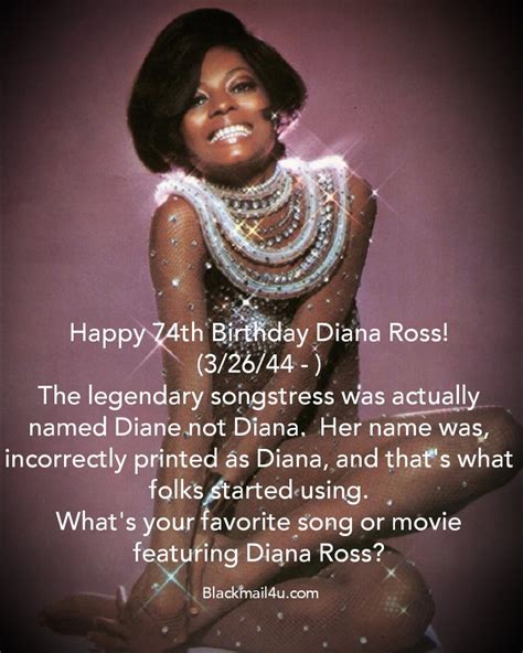 Happy Birthday 74th Birthday Diana Ross! – Black Mail Blog