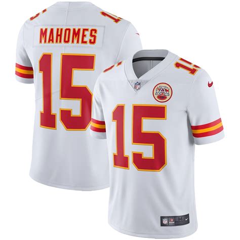 Patrick Mahomes #15 Kansas City Chiefs White Vapor Limited Jersey