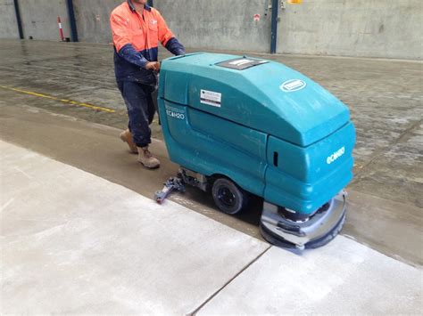 Concrete Floor Scrubber and Sweeper | Concrete Hire