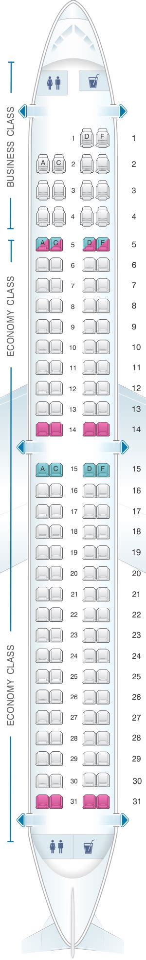 Seat Map Air Europa Embraer 195 | SeatMaestro