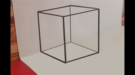 Vẽ hình hộp 3D như thế nào? - How to Draw 3D Cube? - YouTube