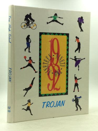 1992 TROY HIGH SCHOOL YEARBOOK - Ohio - The Trojan | eBay