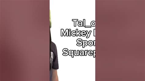 Tal_on Tiktok Mickey Mouse and Spongebob Squarepants #tal_on - YouTube