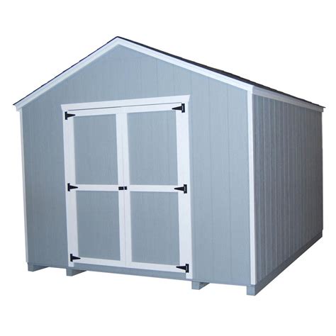 Value Gable 10 ft. x 10 ft. Wood Shed Precut Kit-10x10 VGS-WPC - The ...