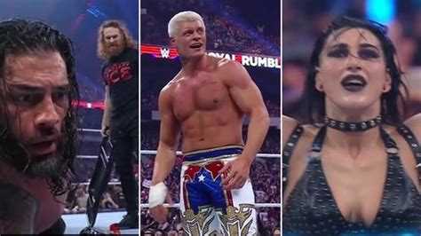 WWE Royal Rumble Highlights: Reigns attacks Sami; Rhodes, Ripley off to ...