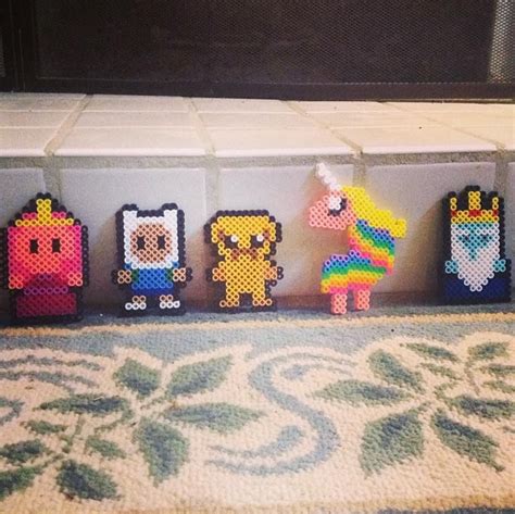 Adventure Time characters perler beads SOOOO cute i wish i could buy ...