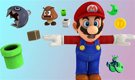 3D model Super Mario Pack -rig- VR / AR / low-poly | CGTrader