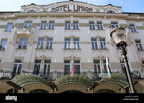 Grand Union Hotel in Ljubljana Stock Photo - Alamy