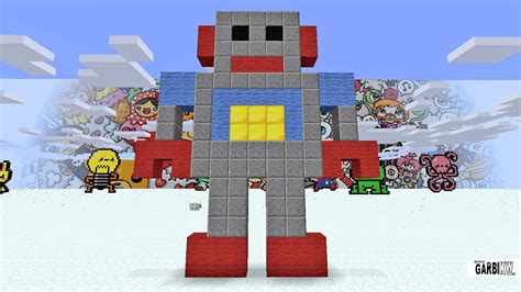 Minecraft Pixel Art - How To Make a Robot