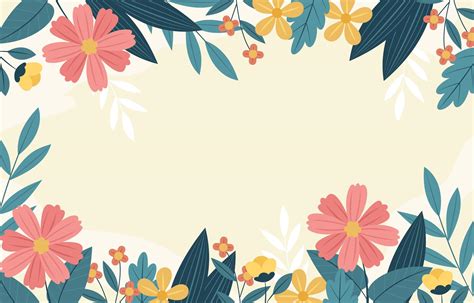 Spring Flowers Background 1971322 Vector Art at Vecteezy