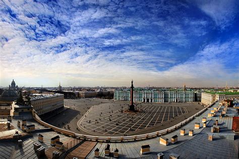 Palace Square in St. Petersburg, Russia