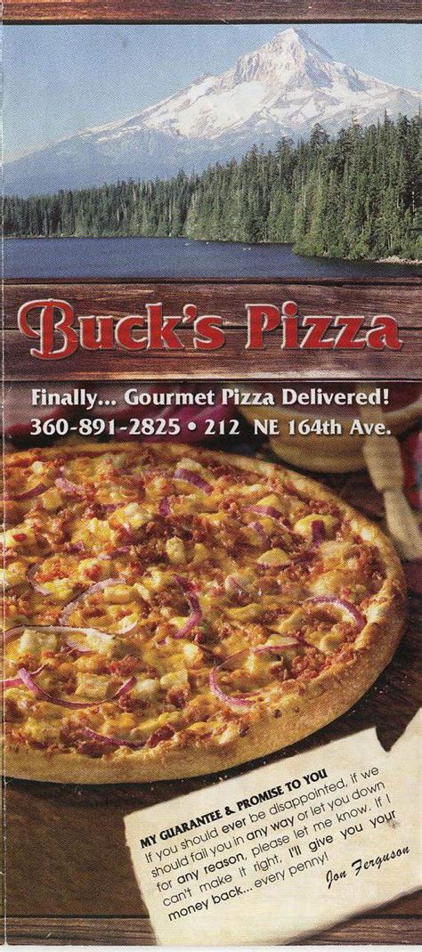 Online Menu of Buck's Pizza, Tryon, NC