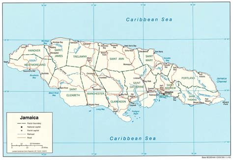 Jamaica Maps | Printable Maps of Jamaica for Download