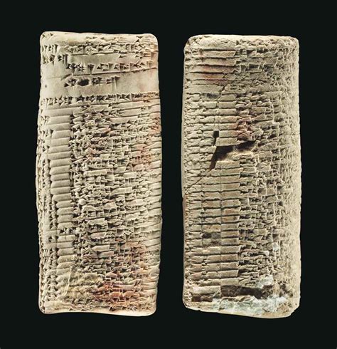 TWO OLD BABYLONIAN CLAY CUNEIFORM TABLETS , REIGN OF KING RIM SIN I OF ...