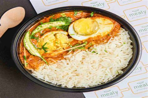 Order Egg Curry Rice Bowl from Mealy Your Everyday Meal on EatSure