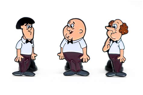 The Three Stooges - The New Three Stooges Enamel Pin Set | The three ...