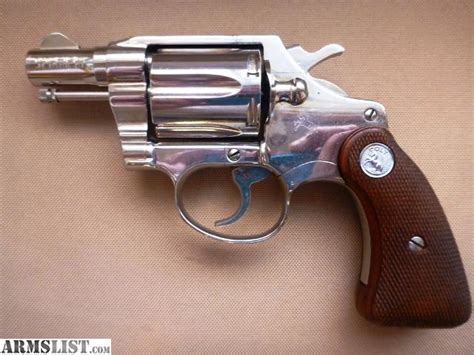 ARMSLIST - For Sale: Colt Cobra, 38 special, Snub nose Nickel - The ...