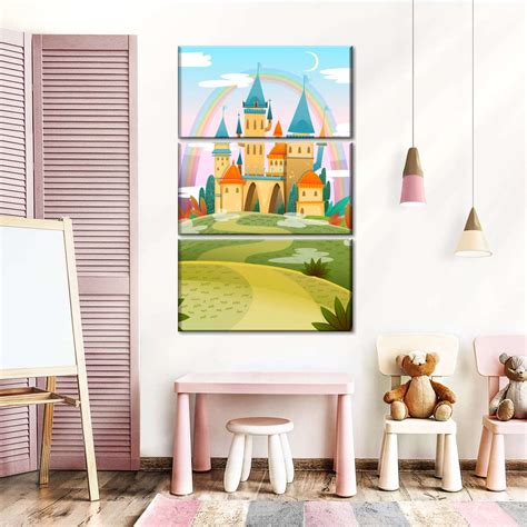 Cartoon Castle Wall Art | Digital Art