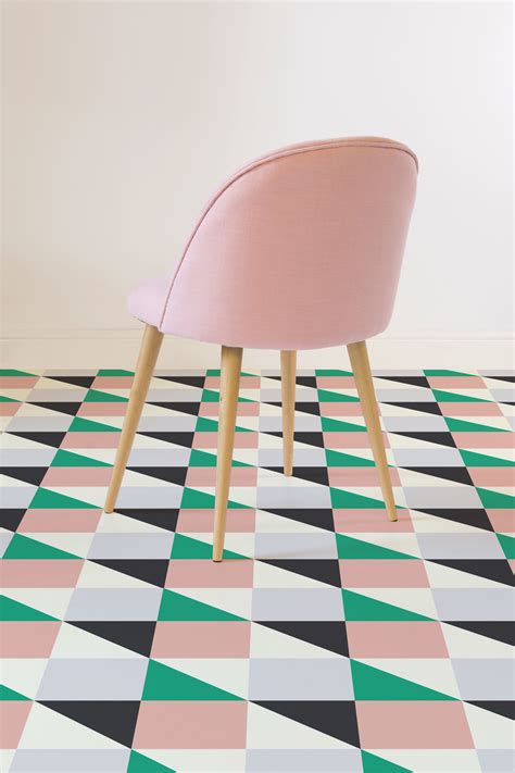 Geometric Vinyl Flooring — Heart Home