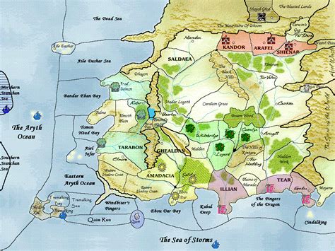 Wheel Of Time Map Seanchan