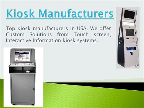 Kiosk machine by Kiosk Manufacturers - Issuu